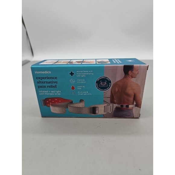 Homedics Infrared and Red Light Pain Therapy Wrap for Muscle Tension Relief New - Picture 1 of 5